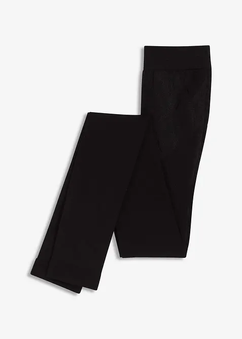 Leggings med push up, belly control og komfortlinning, formende egenskaper, ugjennomsiktig 80 DEN, bonprix