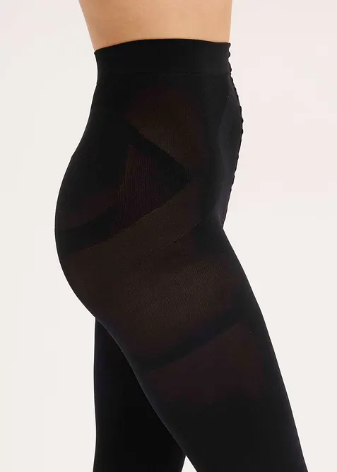 Leggings med push up, belly control og komfortlinning, formende egenskaper, ugjennomsiktig 80 DEN, bonprix