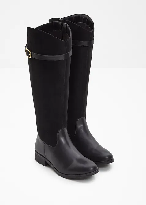 Støvletter med vidt skaft, bonprix