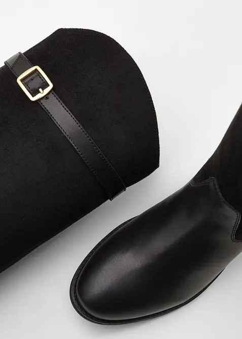 Støvletter med vidt skaft, bonprix