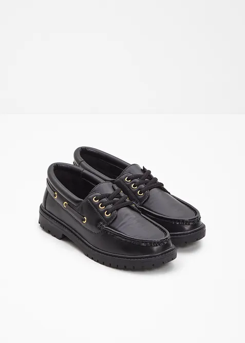 Loafers med snøring, bonprix