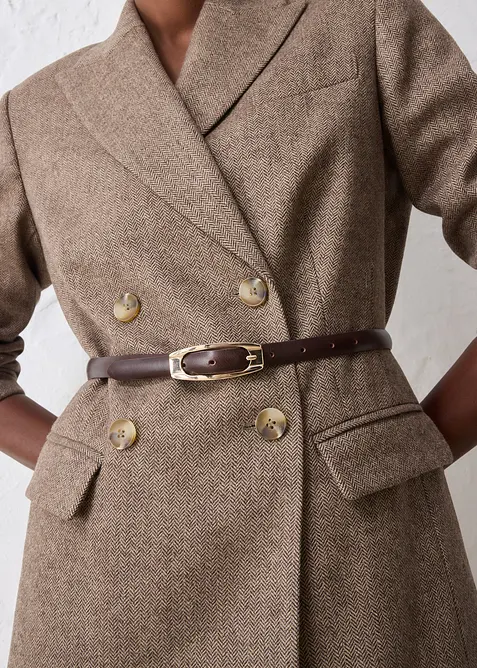 Smalt skinnbelte, bonprix