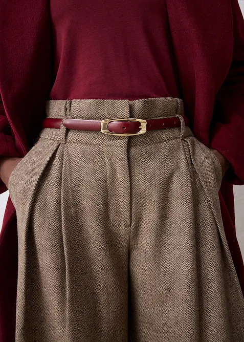 Smalt skinnbelte, bonprix