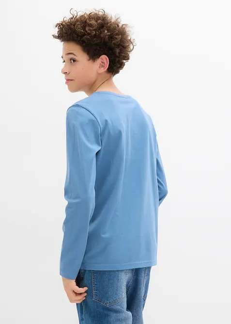 Langermet topp i 100% økologisk bomull, bonprix