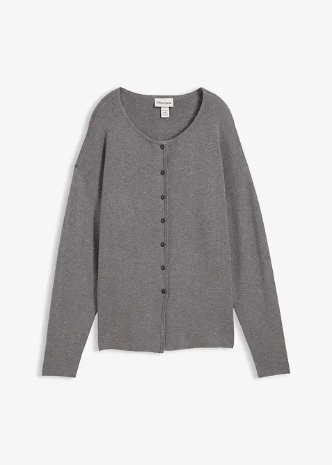 Cardigan i viskosemiks og innsvingt modell, bonprix
