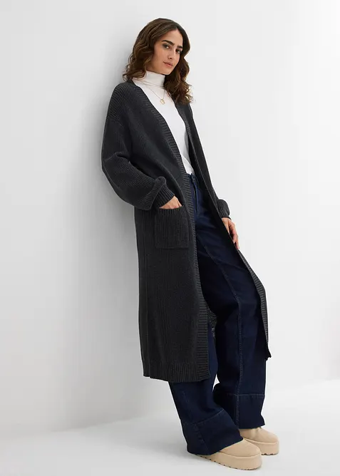 Coatigan med lave skuldersømmer, bonprix