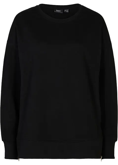 Sweatshirt i bomullsmiks, bonprix