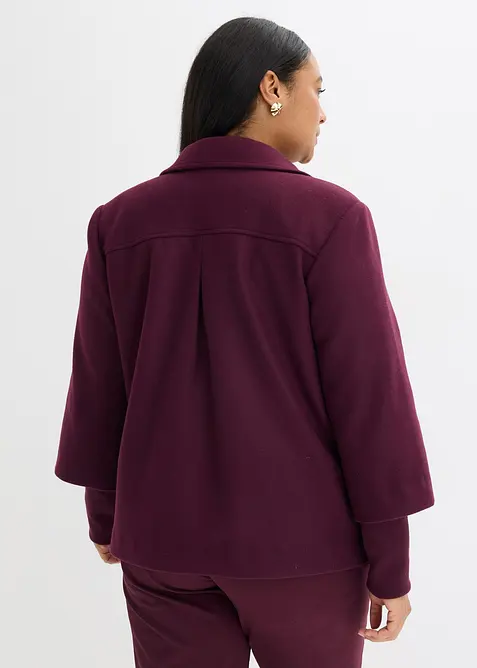 Losjakke med strikkede ermer, bonprix