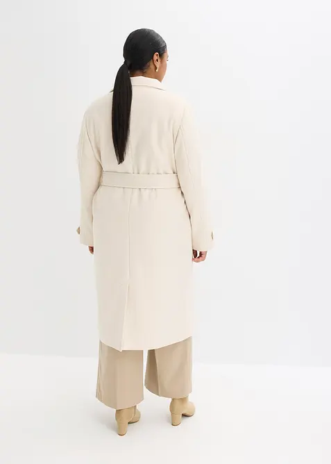 Kåpe med ull-look, bonprix