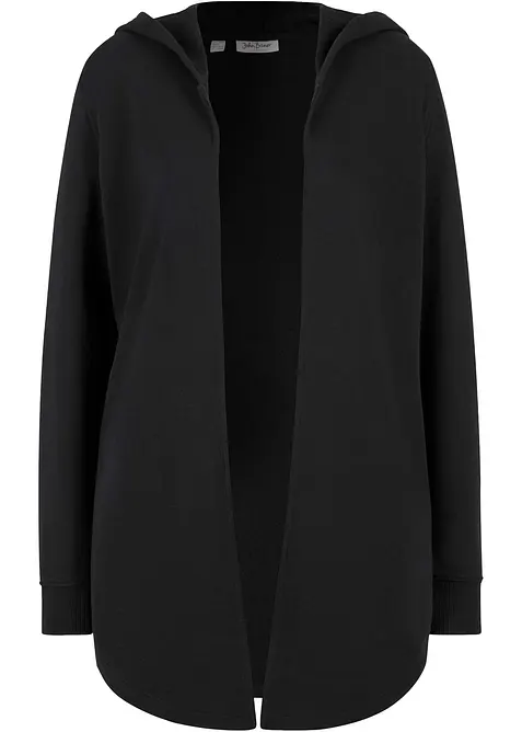 Lang hettejakke i bomullsmiks, bonprix