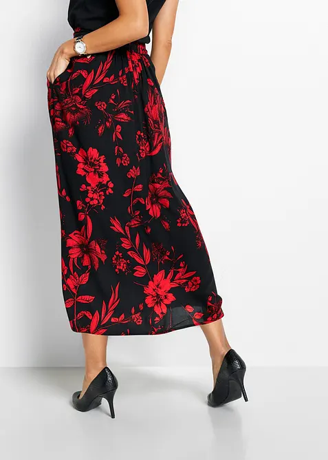 Maxiskj&oslash;rt i viskose, bonprix