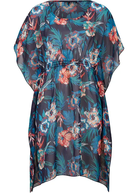 Lang strandtunika i lett chiffon, bonprix