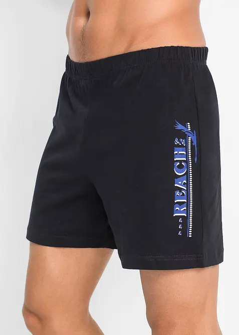 Kort pyjamas med myk bomull, bonprix