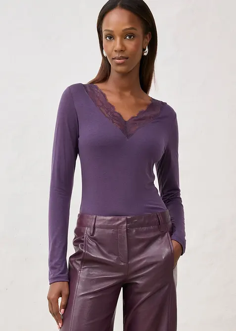 Topp med ull, bonprix