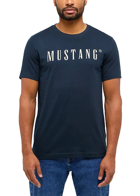 T-skjorte "Austin" fra Mustang, i 100% bomull., Mustang Jeans
