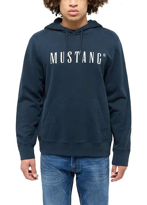 Hettegenser "Bronson" i 100% økologisk bomull fra Mustang, Mustang Jeans