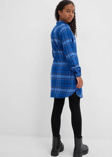 Blusekjole av flanell, bonprix