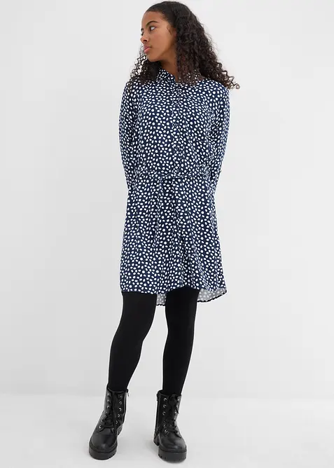 Skjortekjole i lett viskose, bonprix