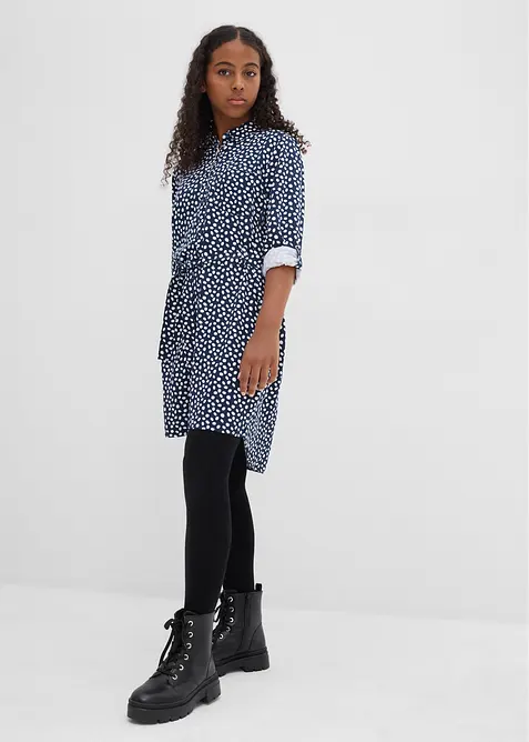 Skjortekjole i lett viskose, bonprix