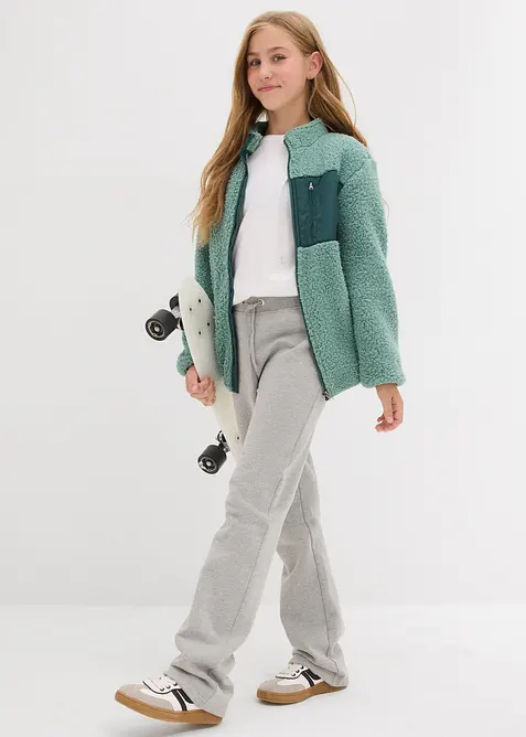 Joggebukse i 100% økologisk bomull (2-pack), bonprix