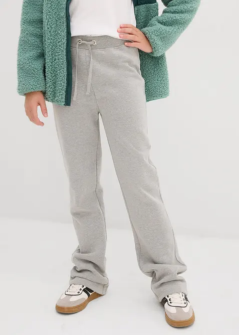 Joggebukse i 100% økologisk bomull (2-pack), bonprix