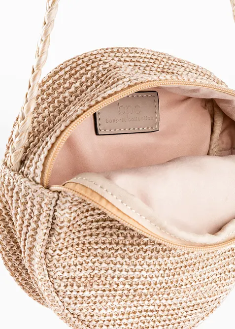 Skulderveske i str&aring;-optikk, bonprix