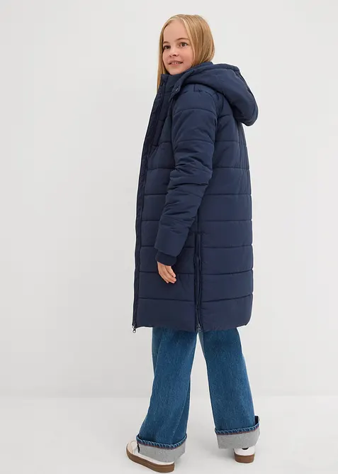 Vattert kåpe med avtagbar hette, bonprix