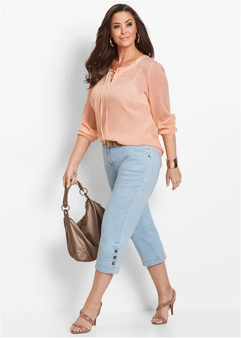 Capri-jeans Mid Waist, bonprix