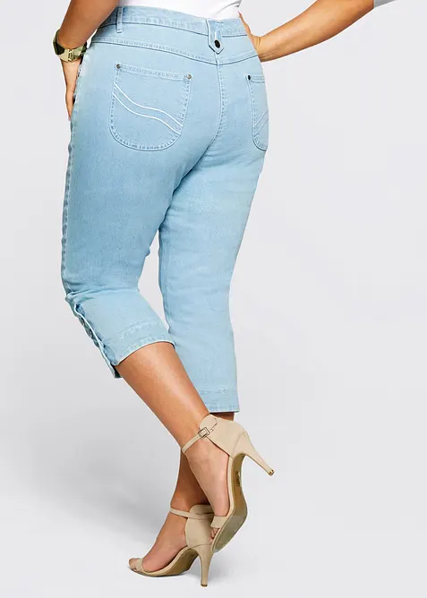 Capri-jeans Mid Waist, bonprix