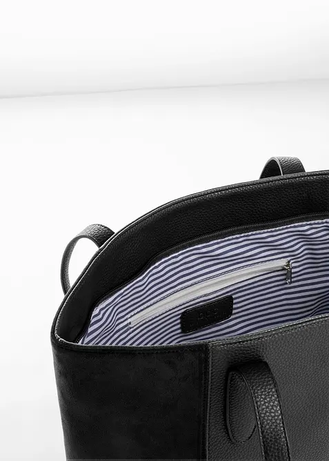 Stor shopper i materialmiks, bonprix