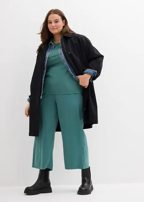 Finstrikket vest i myk viskosemiks, bonprix