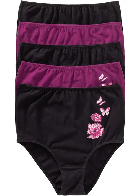 Høy truse (5-pack), bonprix