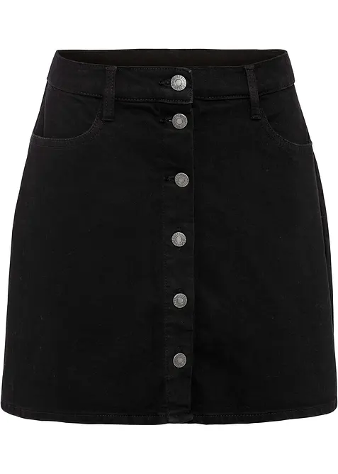 Denimskjørt med stretch, bonprix