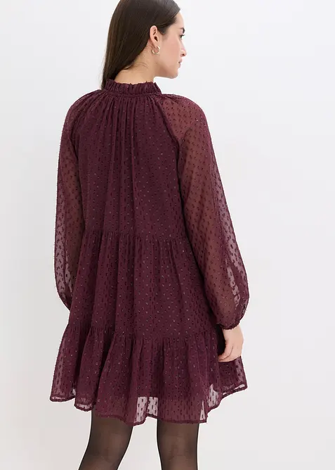 Tunikakjole med glittereffekt, bonprix