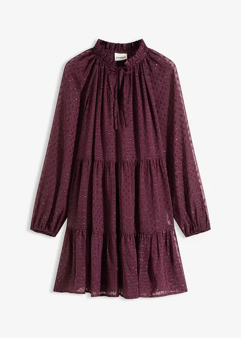 Tunikakjole med glittereffekt, bonprix