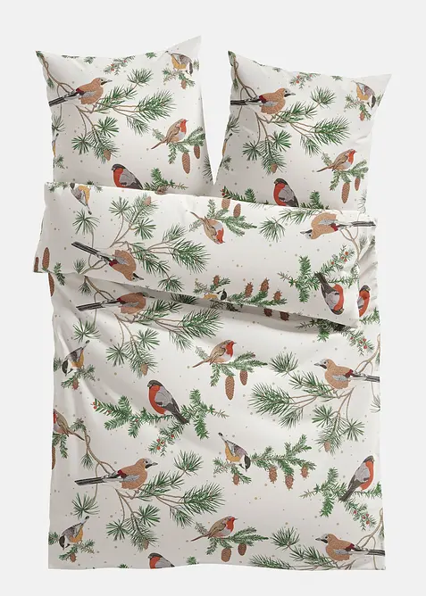 Sengesett med fugler, bonprix