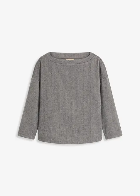 Tunika i formstabilt materiale med fiskebensm&oslash;nster, bonprix