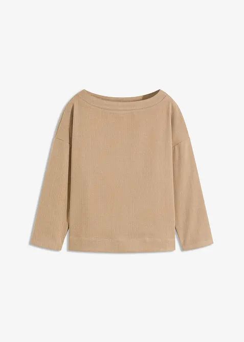 Tunika i formstabilt materiale med fiskebensmønster, bonprix