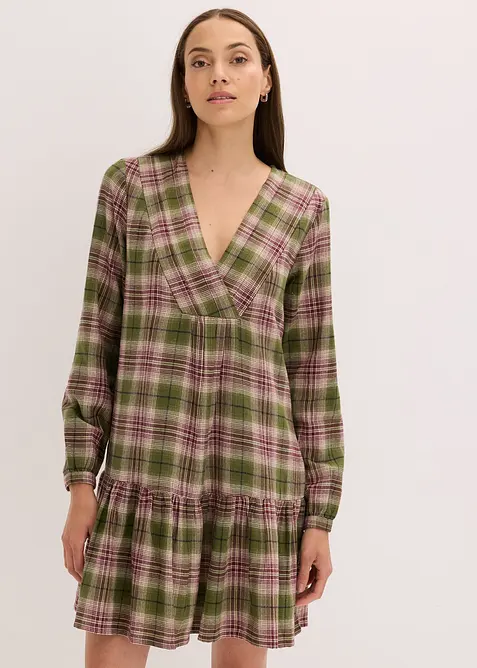 Minikjole i bomullsmiks, bonprix