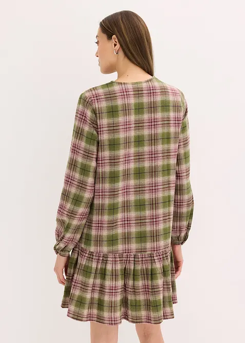 Minikjole i bomullsmiks, bonprix