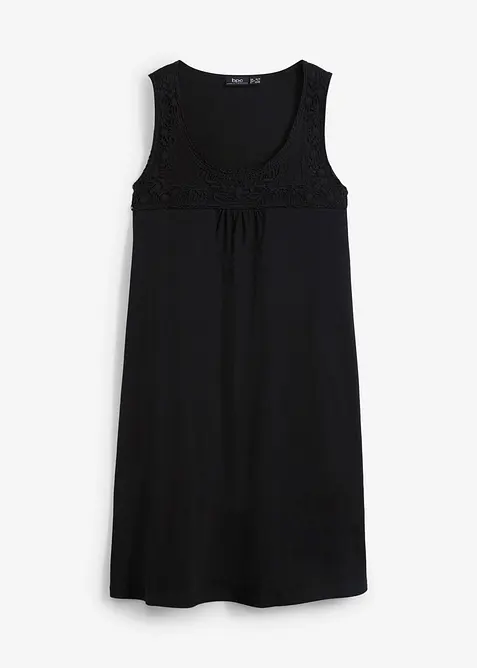 Trikotkjole av 100% økologisk bomull, bonprix