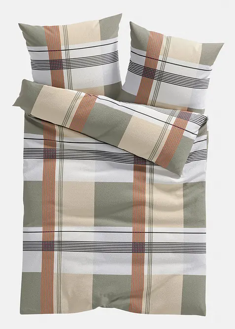 Sengesett med rutemønster, bonprix