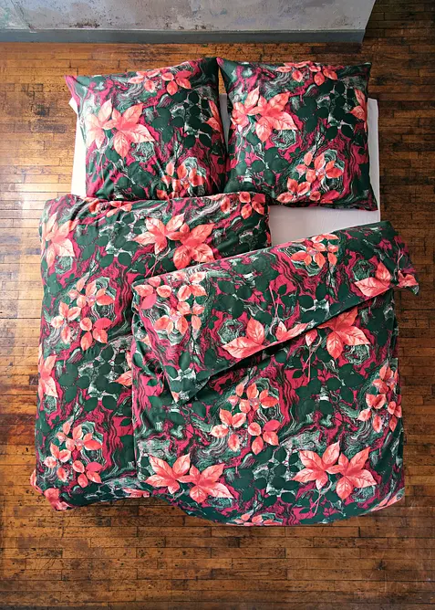 Sengesett med blomstermønster, bonprix