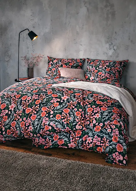 Sengesett med blomstermønster, bonprix