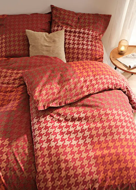 Sengesett med rutemønster, bonprix