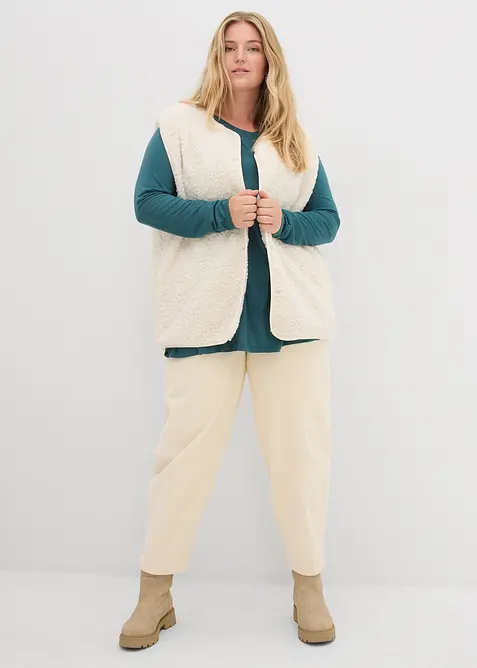 Langermet topp av myk viskose, bonprix