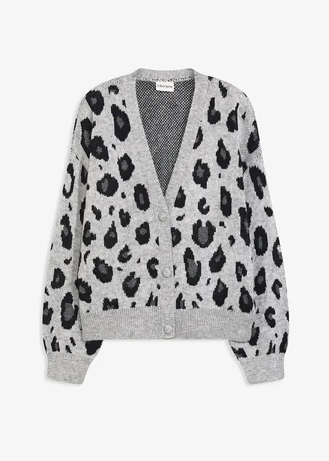 Mønstret cardigan, bonprix
