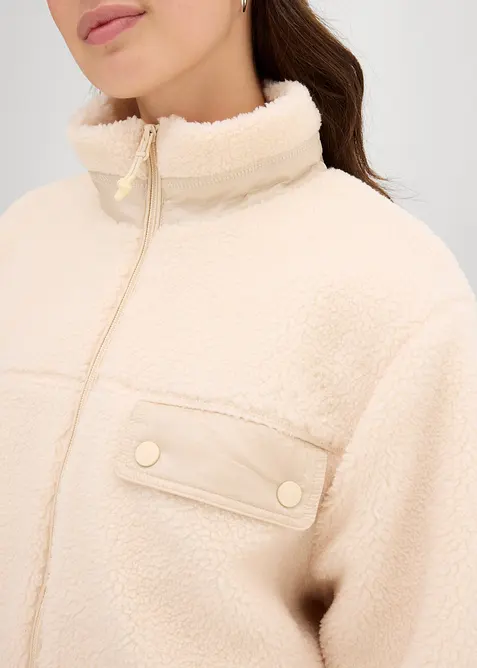 Teddy-fleecejakke, bonprix