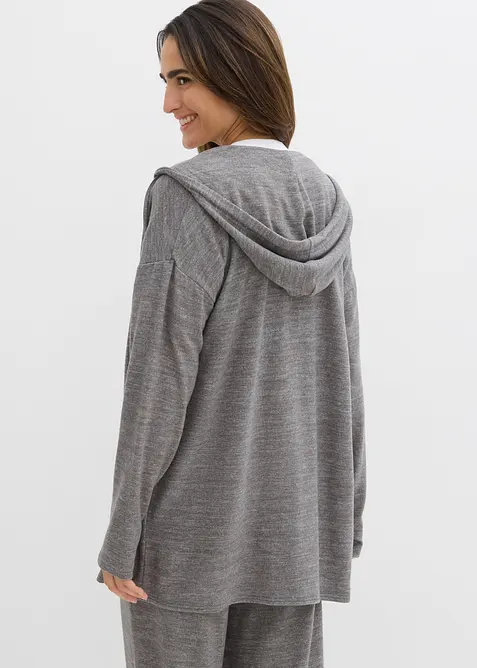 Finstrikket cardigan i lett viskosemiks, bonprix
