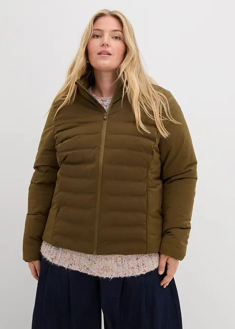 Ultralett, vattert jakke i dunjakke-look, bonprix